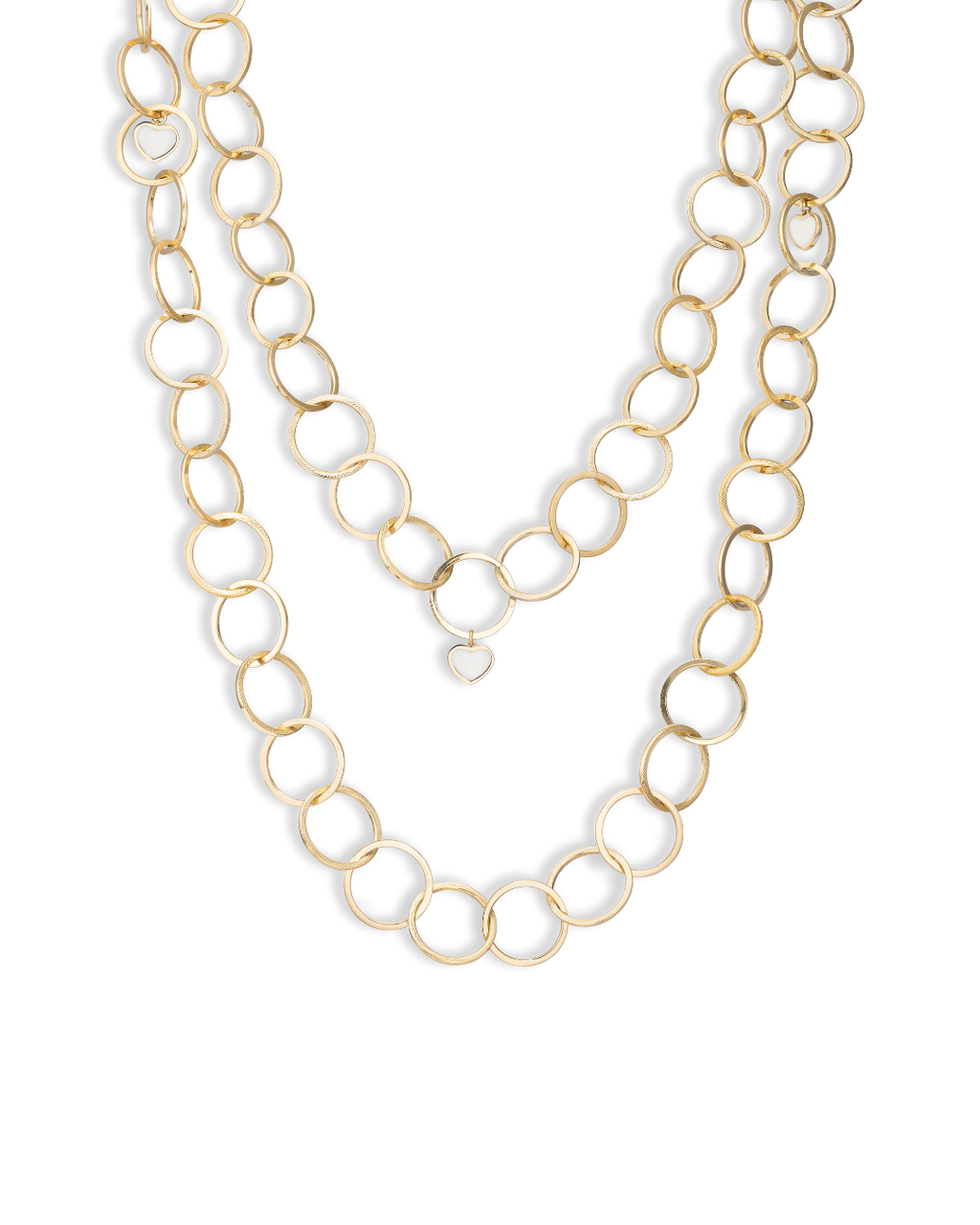 Timeless Love Chain Necklace – 18K Yellow Gold