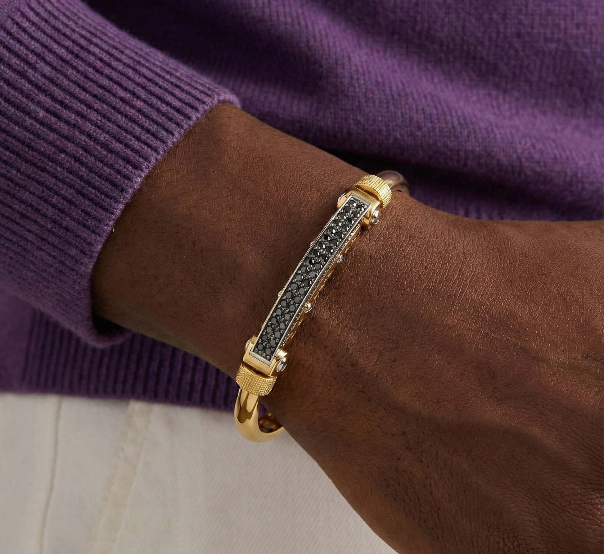 The Rivet & Pavé Bracelet