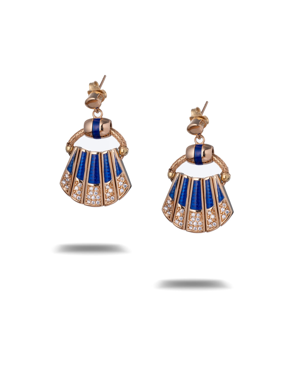 Palette earrings 18k Gold
