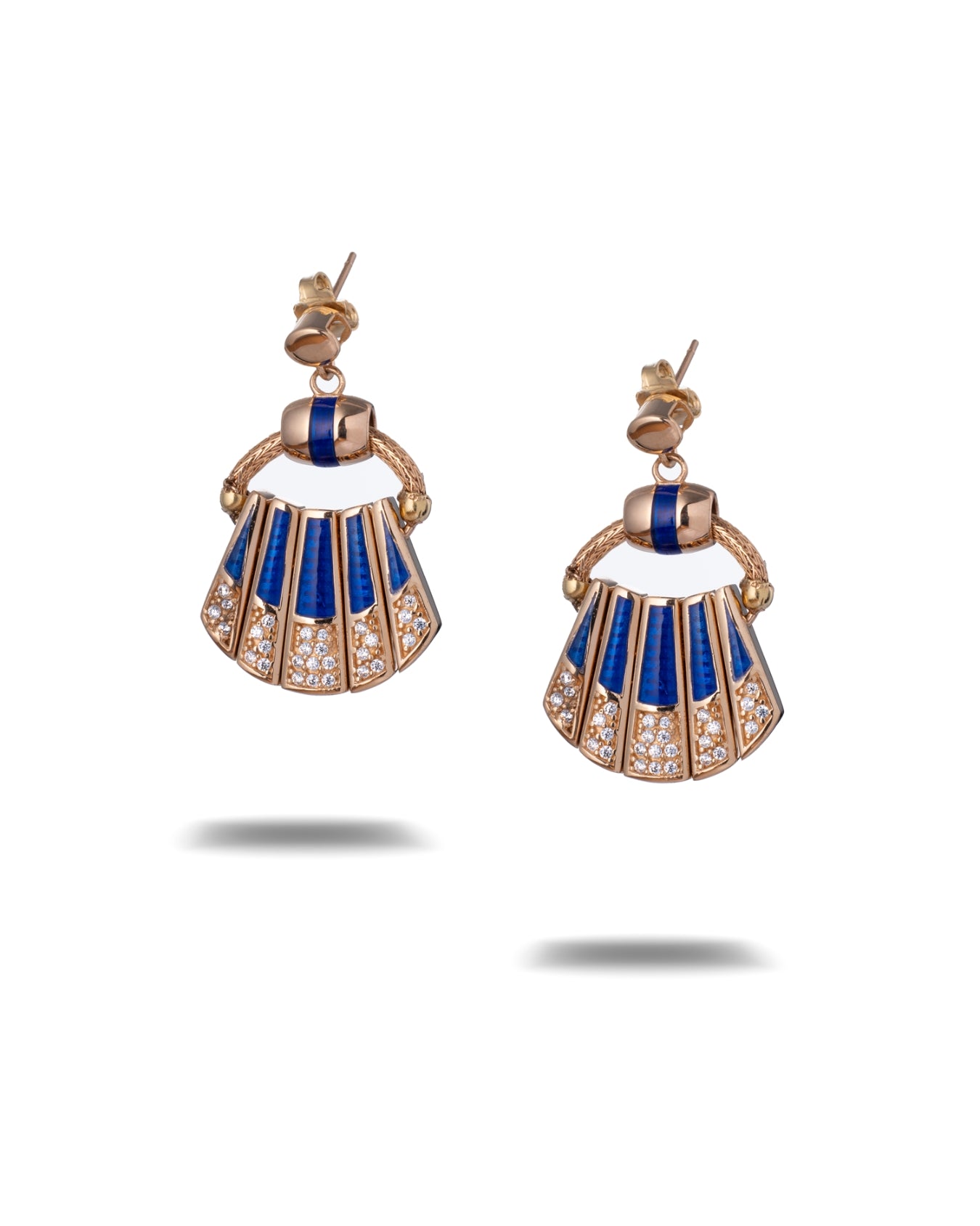 Palette earrings 18k Gold