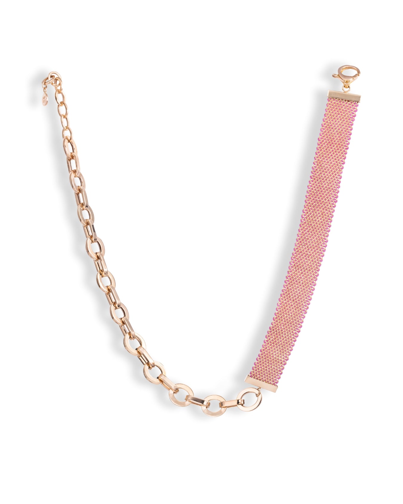 18K Gold & Silk Rose Bracelet