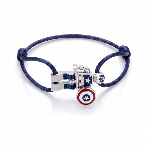 Robo Captain America Charm Bracelet